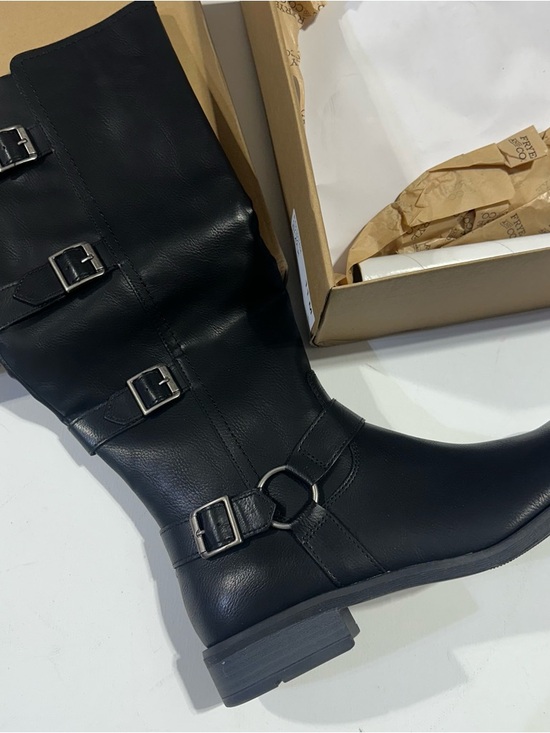 FRYE AND CO. Shoes - Frye & Co Black Buckle Mid-Calf Women's Boot